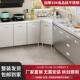 新款 304锈钢厨房橱体柜加厚全钢灶台水盆BER一拉篮柜储物收不碗纳