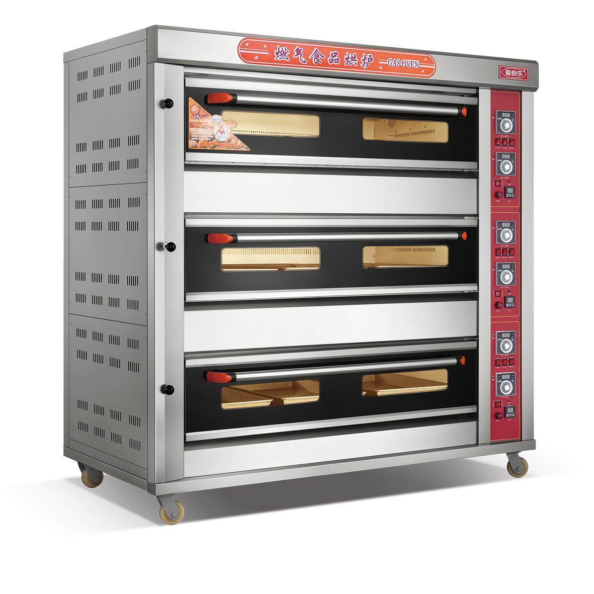 厂家直销燃气型烤箱 商用三层九盘烤箱 Gas oven,清洗/食品/商业设备,烘焙设备,淘宝优惠券,粉丝福利购,淘宝优惠卷