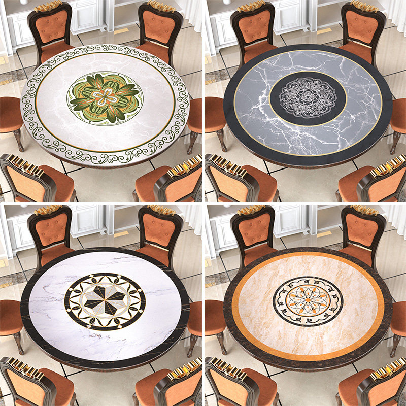 圆桌桌垫防水防油免洗桌布圆形家用pvc软玻璃餐桌台布防烫茶几垫,居家布艺,桌布,淘宝优惠券,粉丝福利购,淘宝优惠卷