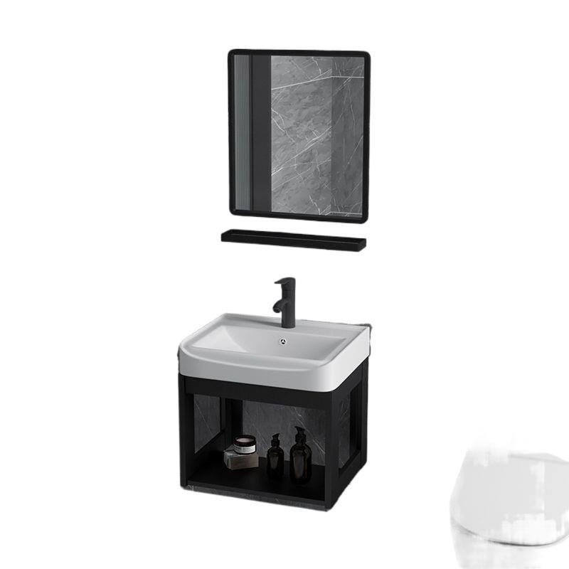 挂墙式洗手盆柜组合陶瓷洗脸盆卫生间防水壁挂盆洗漱池简易小户型