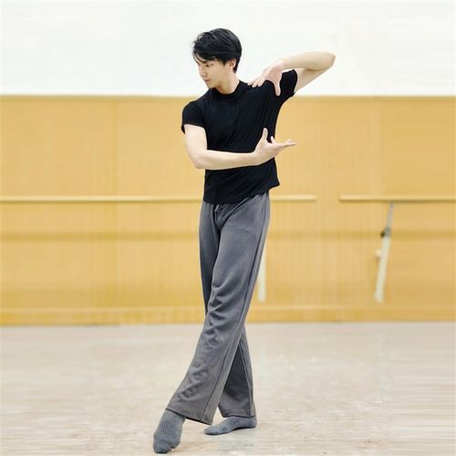 现代舞练功服直筒宽松舞蹈裤阔腿裤男女长裤训练T基训裤演出瑜珈