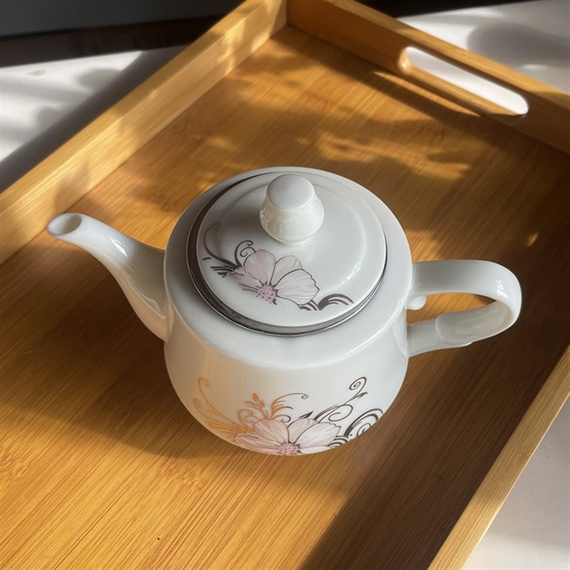 家用陶瓷茶壶小号400毫升 过滤壶 泡茶壶功夫茶具手抓把壶