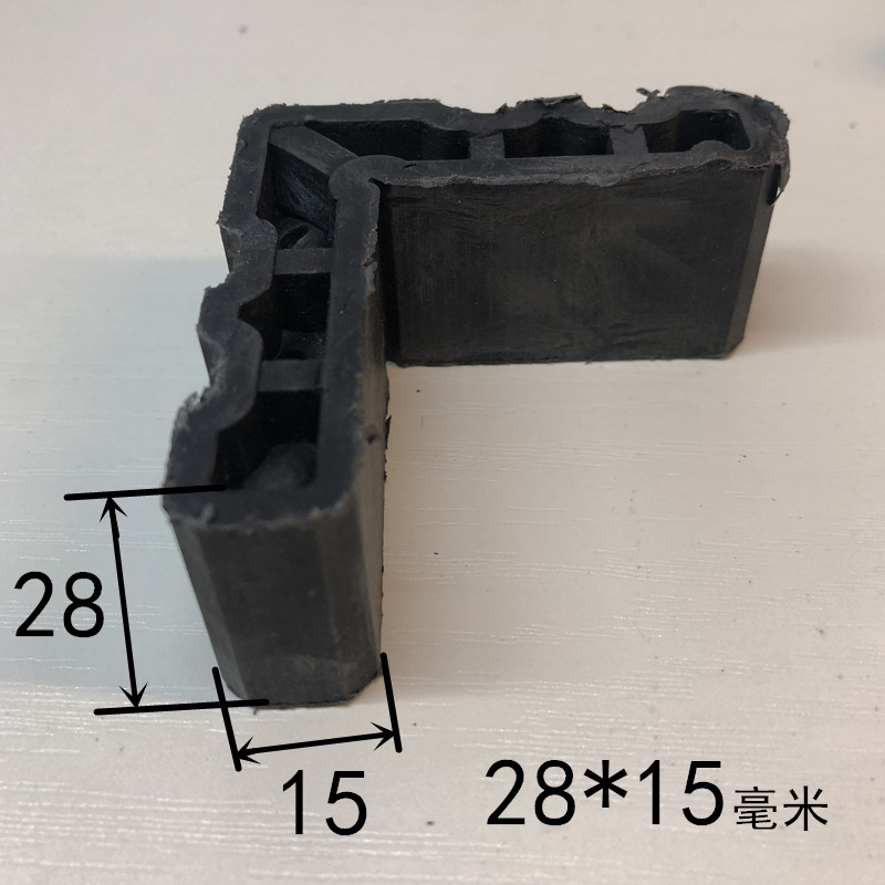 新品新品铝材角码55断o桥铝门窗配件铝挤型材F料配件141528内置连