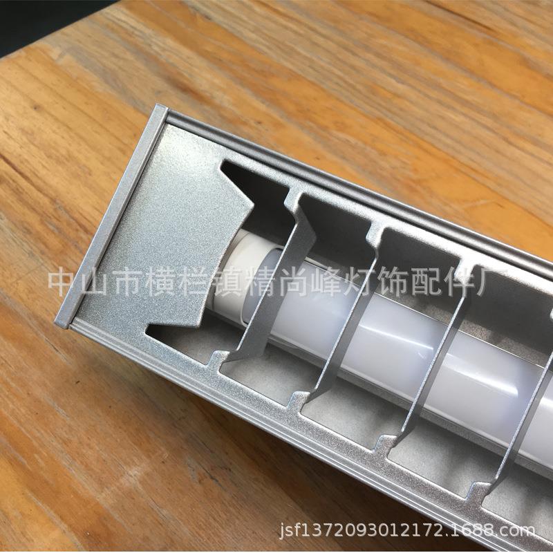 TJS-6615G8T5明装格栅便公吊灯商场利店健条身房停办车场方通线照