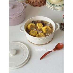 is风双EEO耳n大汤碗家用陶瓷汤盆盖螺蛳粉泡面碗大号带粥碗高级感