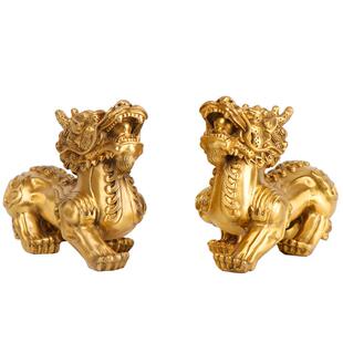 杨铜记铜貔品貅艺摆件开业家居工礼双角貔貅天路0117天禄