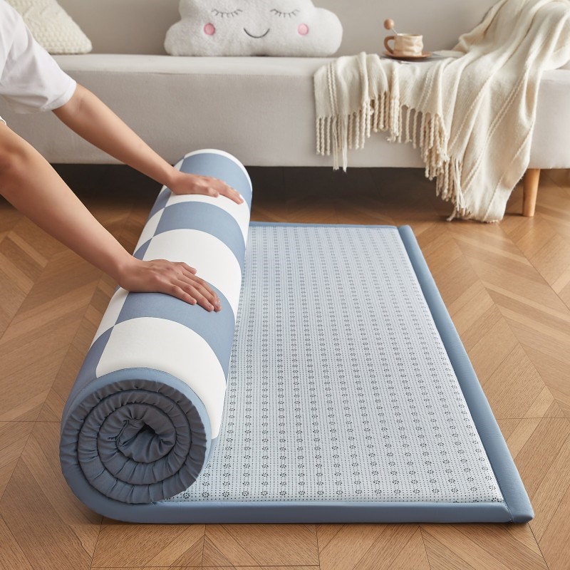 加厚冰丝凉d席2025新款藤席地垫睡觉打地舖榻榻米床垫午睡垫子席