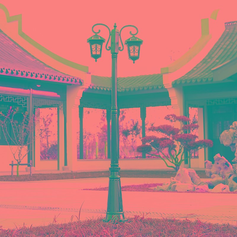 景观灯家a用220v草坪路灯别墅花园户外防水室外庭院3米小区高杆灯