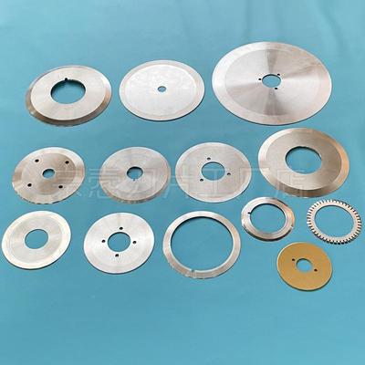 切非圆刀片分硬刀SCD质合金钨钢不锈钢圆片分切上下圆形刀片标可