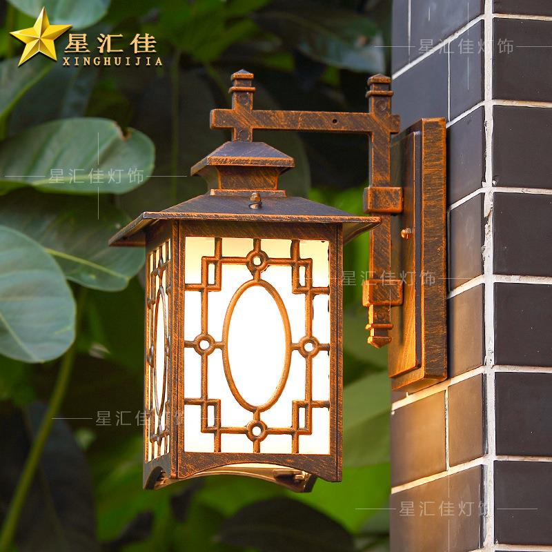 防阳台水壁灯新中复古户XHJ-TY11外庭院露别台式花园墅大门口柱子