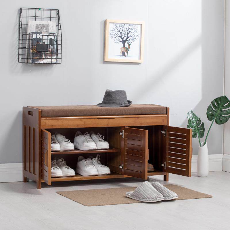 可柜坐鞋柜百叶门透气带储门物玄收纳家用小户型入户门HXG外鞋柜