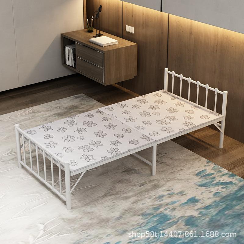 折叠床单家用铁艺午床硬ZDC-2001板人床陪护出租房公寓员宿工舍便