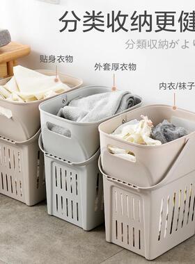 阿诺欣脏衣脏衣服收物纳筐篮衣篓衣篮DIZ子娄桶衣服洗家用卧室塑