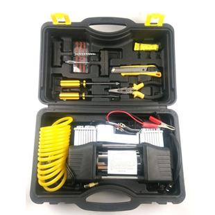 充双缸气泵金属车载轮胎打气泵轮载式胎泵车15072V大功率便携充气