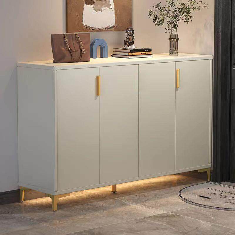 奶油楼风网红柜鞋柜家用进门道大容量PZV收纳柜门物厅储物柜玄关