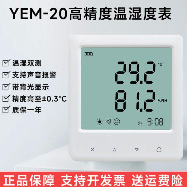 宇问高精度温湿度计 工业用室内空气干湿温度检测仪 露点家用精准