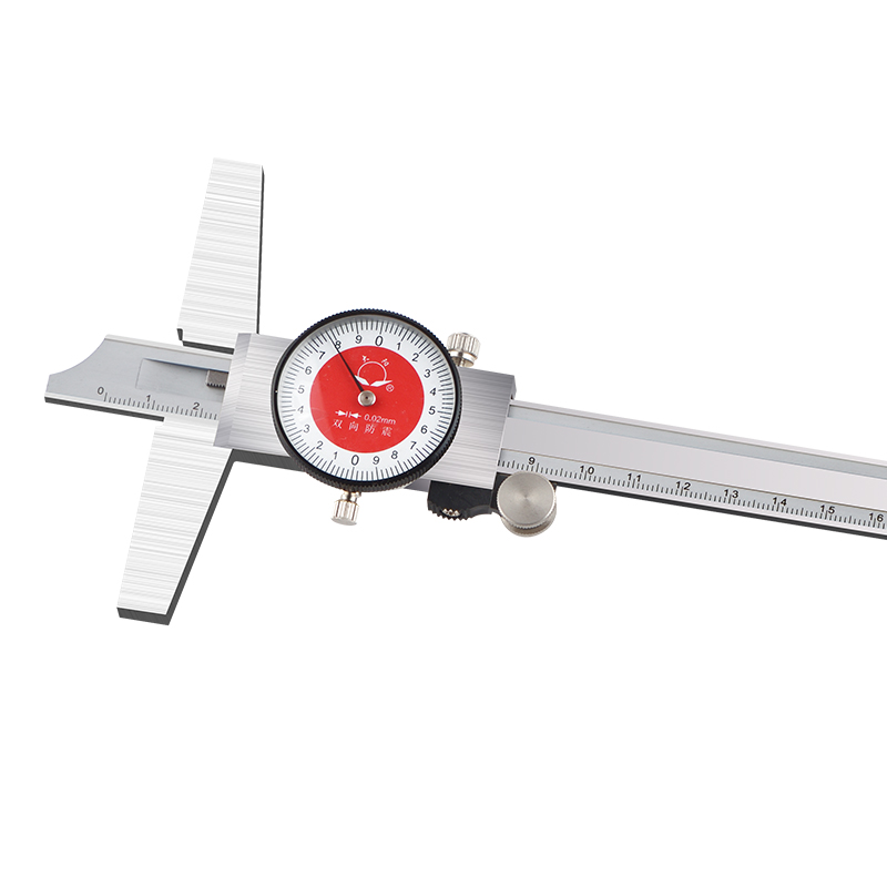 新品带表数显深度卡尺0-150u 200 30I0mm高精度不锈钢双向防震包