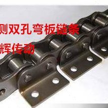 08B10A12A16A20A输送链条双孔单侧双侧弯板传动滚子链条单排双排