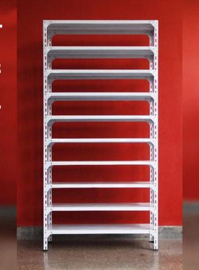 KI9S7层货架家用阳台置物架多8层落地超市仓库展示架铁架子角钢储