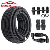 汽车改装 自动变速箱冷藏箱线套件4l60e黑色an6黑线油冷器油管4l65