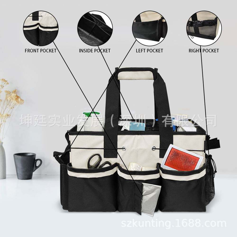 现货直供管家和清洁工的大型清洁袋洗车用品手提袋 cleaning bag