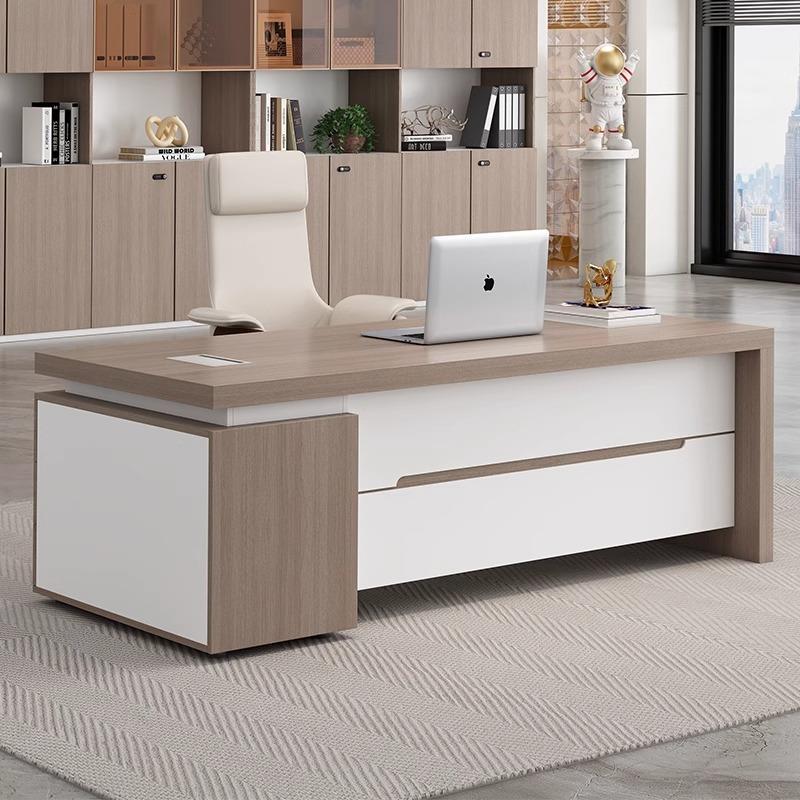 老板办公桌简约现代大班台总裁总经理办公桌椅办公室时尚老板桌