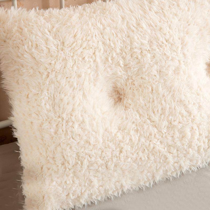 5ZV7超柔山羊绒床头纯棉长方形大靠枕公主双人床靠背靠垫床头