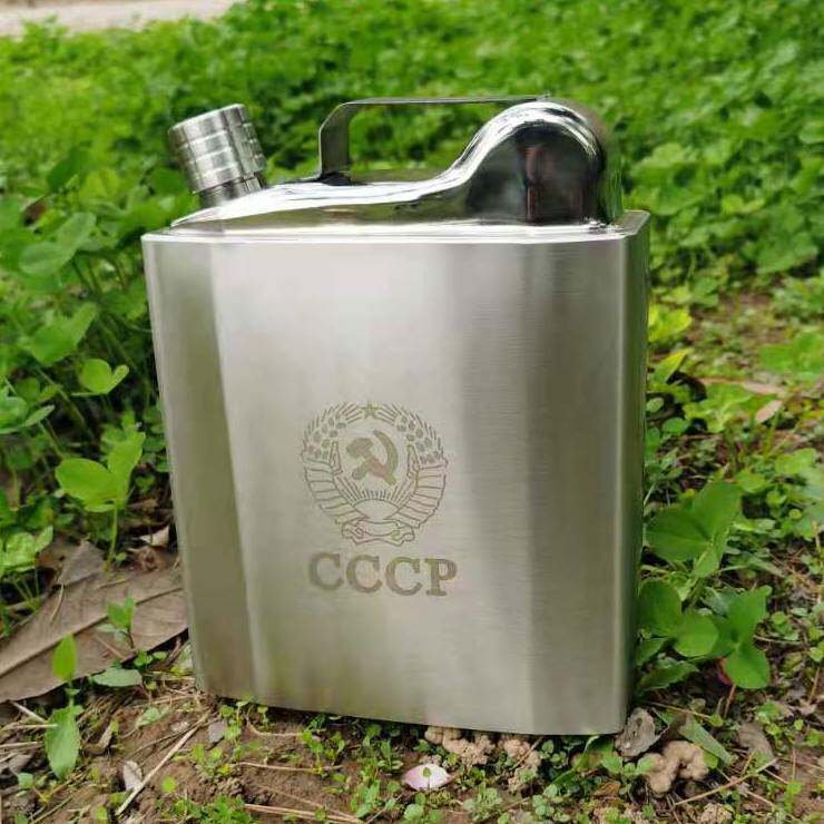 304不锈钢酒壶水壶酒桶油壶3斤5斤10斤装随身户外便携带大酒瓶桶