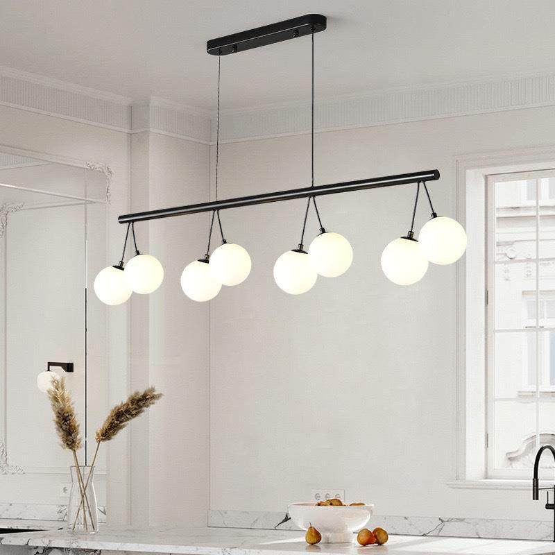 意式极简客厅吊灯设计师创意樱桃黑色餐厅魔豆灯现代简约卧室吊灯