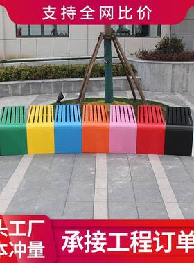 公园休户外闲长商椅椅子室广外庭院球场休息条凳场座FAQ椅场露天