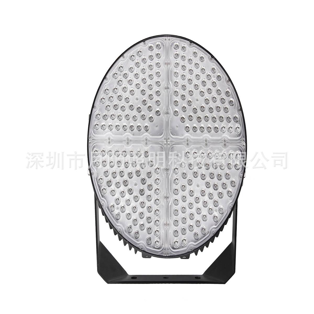新款LED球场灯外壳套件 圆形聚光灯外壳600W LED投光灯高杆灯套件