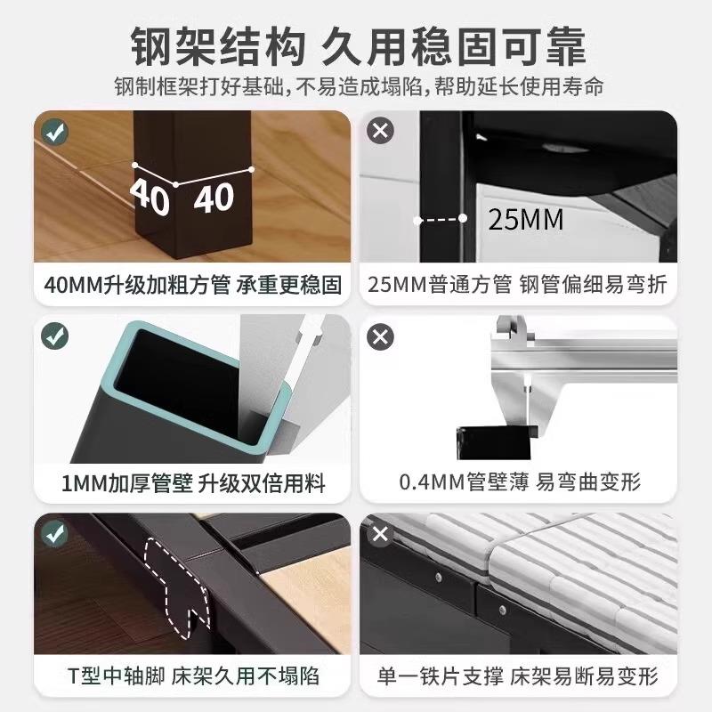 叠床家用折双人午休床床加1米2简G55-G111易单人小床成人宿舍板租