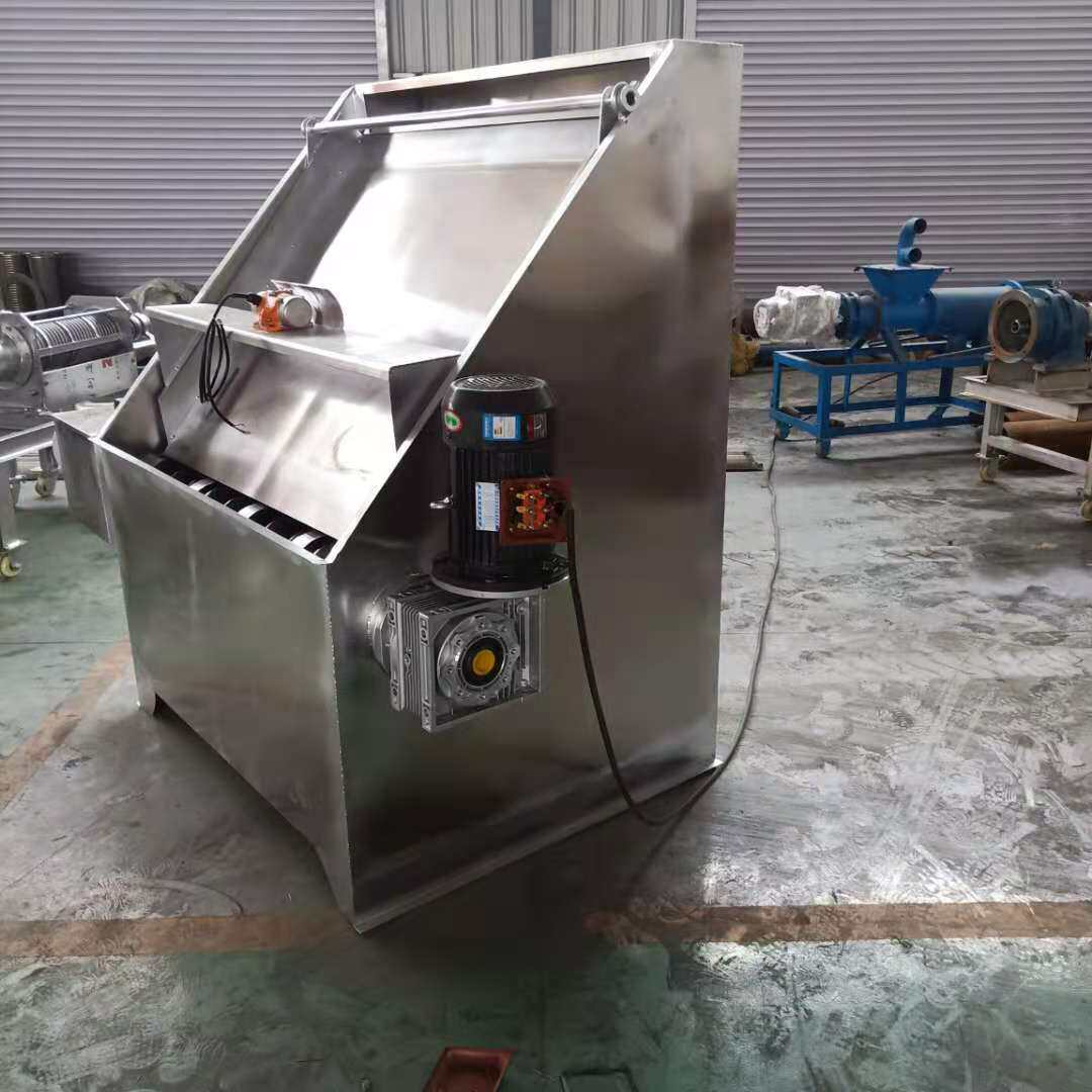 动物粪便干湿分离器斜筛式粪污固液分离机粪污脱水机粪污挤出机