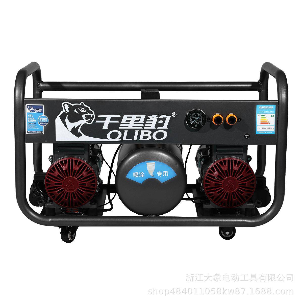 业DX16-02A无1680W×2-10L气泵油静音带小型工级DX16-02A轮便携大