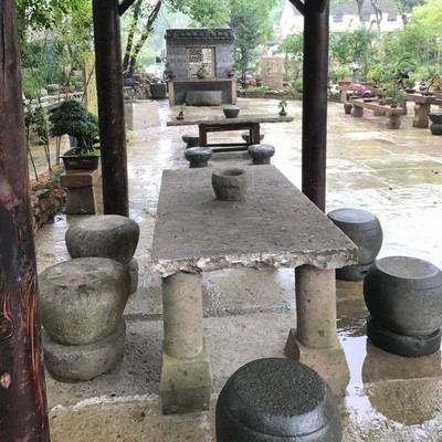 窗棂石雕花窗透空窗户石窗园林窗户镂空石雕浮雕花草线刻窗户石板