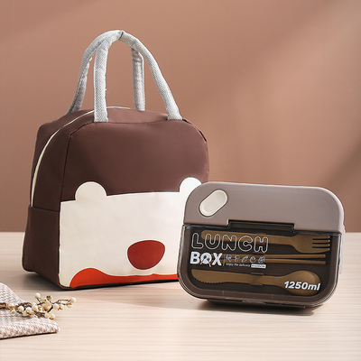 日式轻便饭盒分格餐盒套装上班族学生便当盒微波炉专用加热保鲜盒