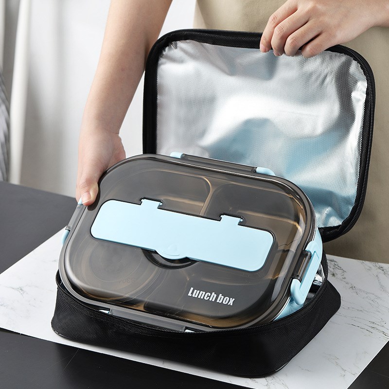 饭盒小学生男孩上班族分格带饭餐盒保温防烫带餐盘汤碗饭盆女