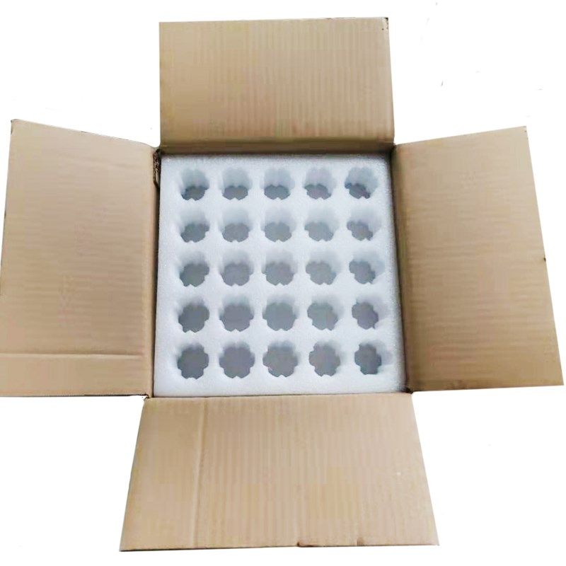 珍珠棉鸡蛋托30枚50枚土鸡蛋包装盒装寄快递防震防摔打包箱子