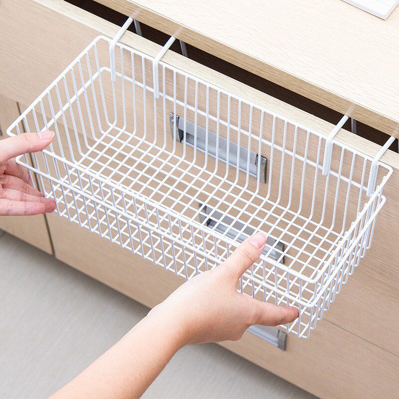 82N宿舍床头挂篮办公室收纳篮置物篮K厨房卫生间卧室储物篮架