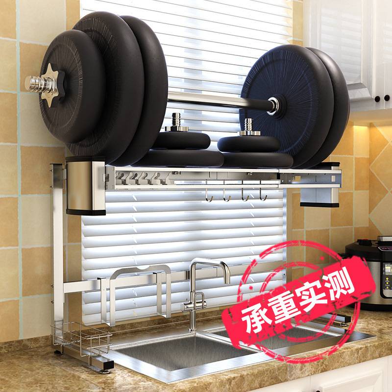 304不锈钢碗架水槽沥水架厨房置物架用品用具收纳架碗碟架省空间
