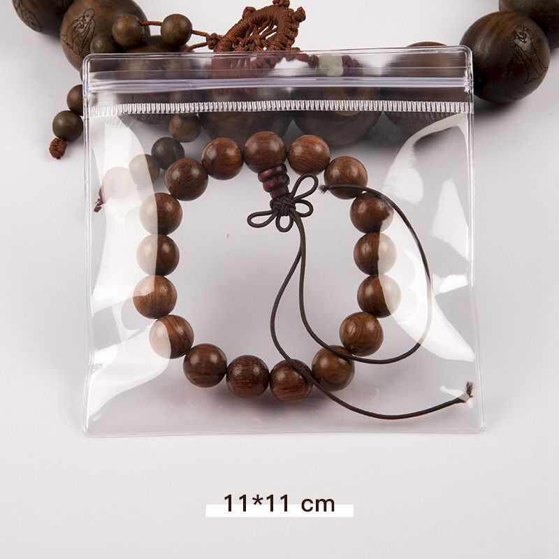透明加厚自袋封饰品封口袋OPoP自粘袋lWXSgo定密封制袋PVC袋