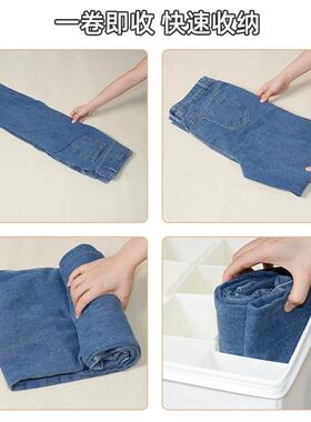 用布艺整收纳箱链收纳盒LLGH16M拉带盖衣柜储家物箱衣服理箱衣物