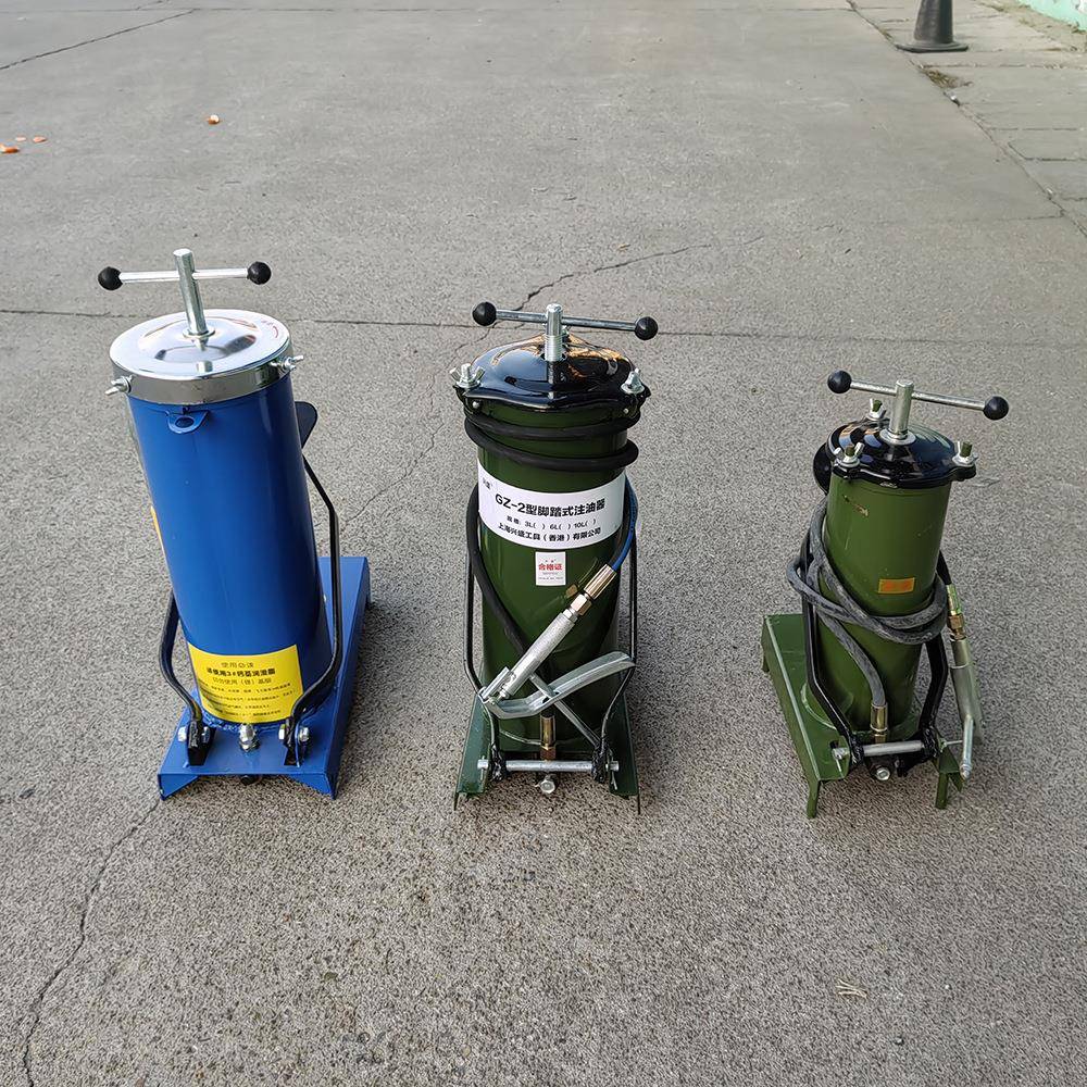 厂油家直G3L6L10Z-2型机脚发踏式黄泵黄油脚踏黄油加注器6L脚踏注