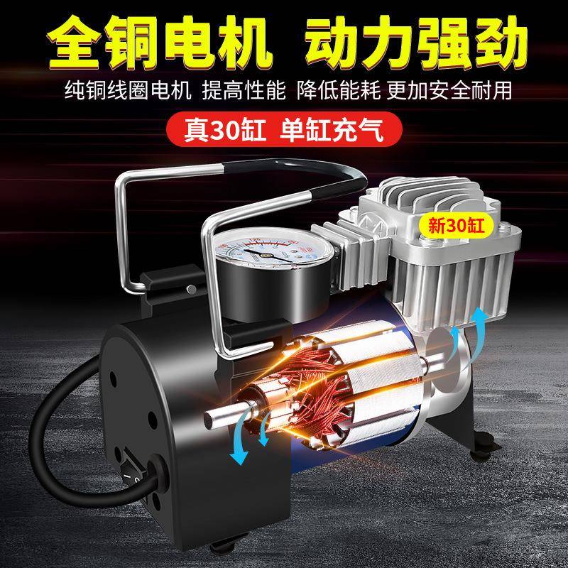 车252用220v泡交流充气泵单双缸球家汽用电动充气泵足气袋篮球打