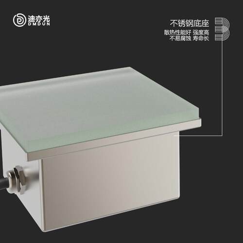 线条方形地灯地埋灯嵌水入户外防不锈砖钢庭式院景TQA观灯LED广场