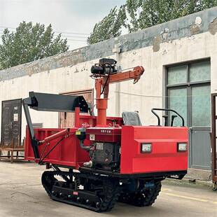 形带运输车小型山地林地果园机运输拖拉全482地工程履农用自卸搬