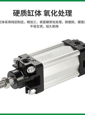 SO-VDMA标1准19-100系列后端部822对置串3联气缸不锈钢活塞杆I磁