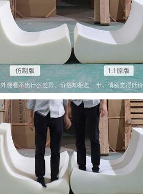 togo睡毛虫BJV沙发阳台椅休闲单人客厅毛可躺可卧懒人沙发奶油风