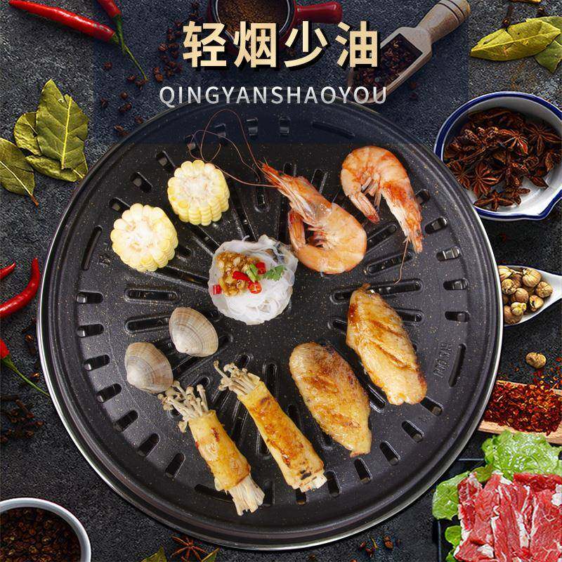 S588韩式铸铁炭炉F77J8SS6炉家用木煮炭火室围炉茶烧烤商用无烟圆