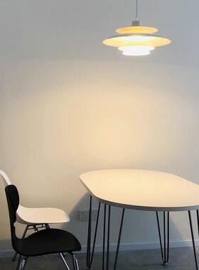 代奶油风餐椅组合网红桌现简小户型约白色长桌方形椭圆形GEU桌子